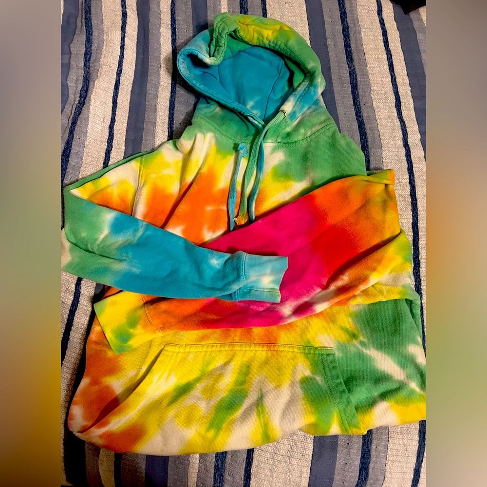 Colorful Tie-Dye Hoodie